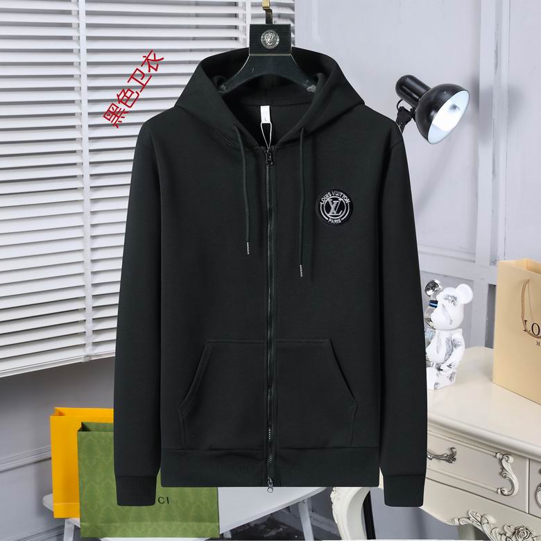Louis Vuitton men hoodies-LV8113H